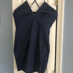 Navy snake skin like print. NWT